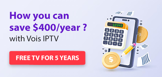 How you can save $400/year ? with Vois IPTV How you can save $400/year ?with Vois IPTV